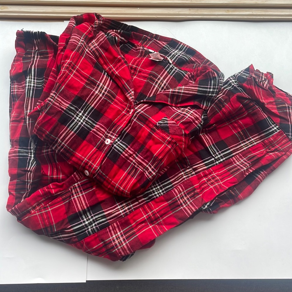 Victorias Secret Flannel Pajama Set